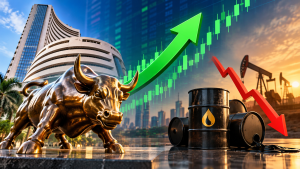 Stock markets open higher amid easing oil prices