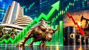 Sensex surges 1,534 points, Nifty reclaims 23,000 as falling oil prices boost sentiment