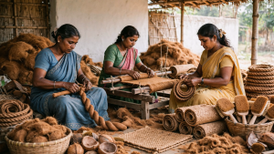 नारियल के छिलके से वैश्विक कारोबार तक, भारत का कॉयर उद्योग रच रहा नई कहानी