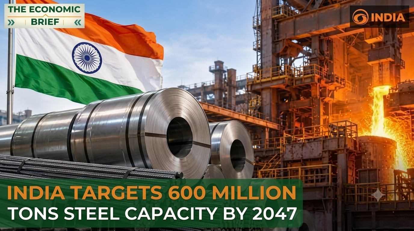 India Targets 600 Million Tons of Steel by 2047, Sri Lanka’s Ports Turn Strategic, and Pilot Demand Soars
