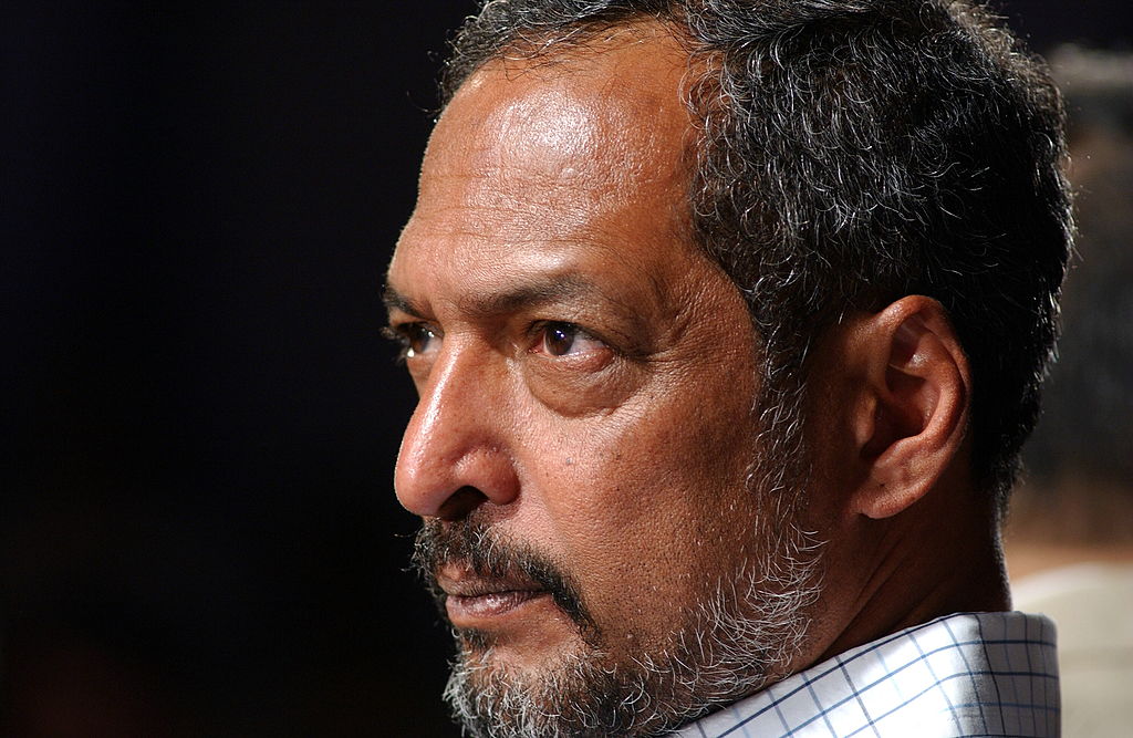 Nana Patekar, actor addressing the press meeting at Theater Utsav in Mumbai, Maharashtra, India