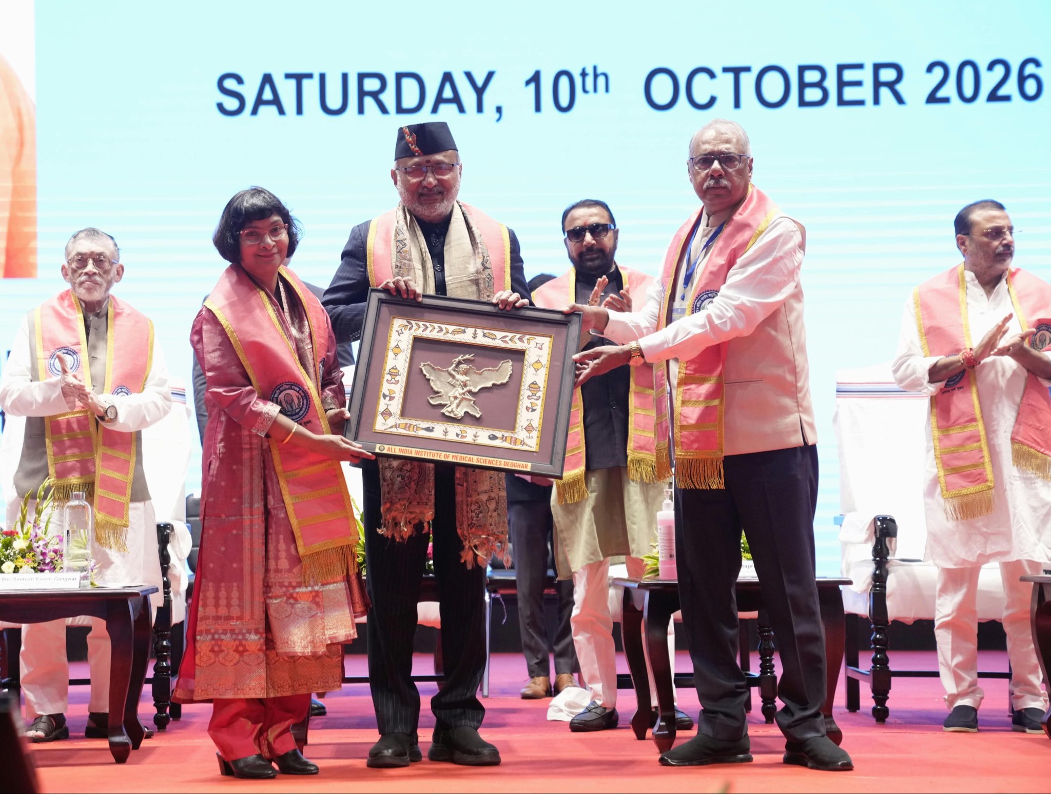 Let Knowledge Heal, Research Innovate and Service Inspire: VP to AIIMS Graduates