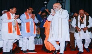 अमित शाह के संबोधन से भाजपा में चुनावी जोश, नेताओं ने 2027 में जीत का किया दावा