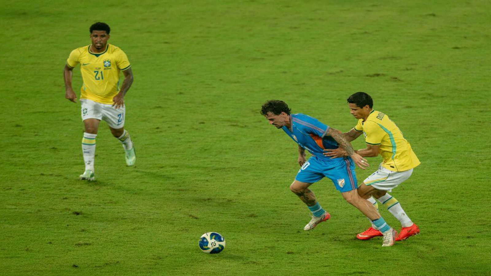 FIFA international friendly: India fight hard but Brazil emerge 4-0 winners