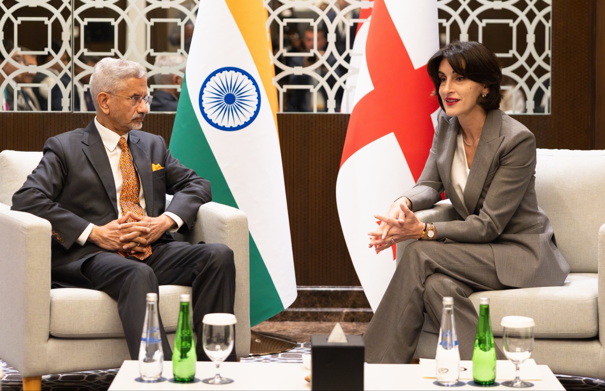 Jaishankar meets Georgian counterpart in Abu Dhabi, discusses trade, connectivity and regional developments