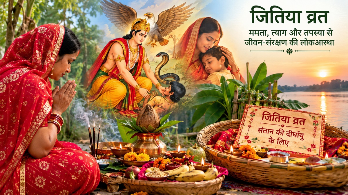 जितिया व्रत : मां की ममता से तपस्या तक, जीवन-संरक्षण की लोक आस्था में अभिव्यक्‍त सनातन दर्शन
