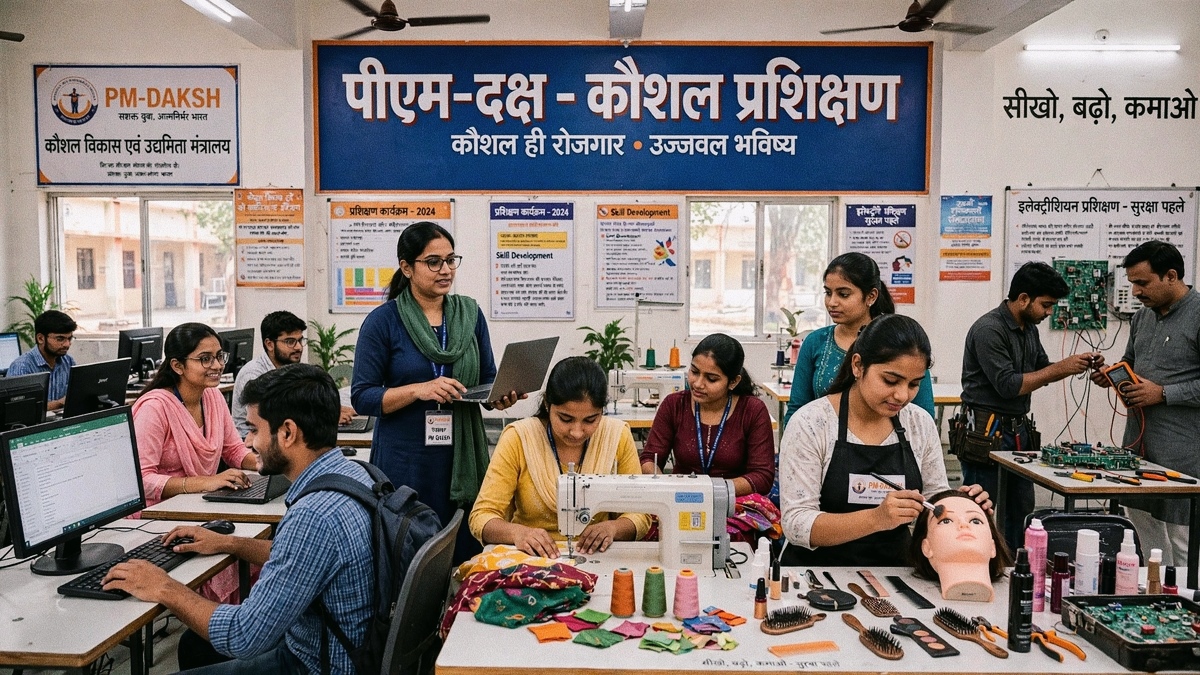 पीएम-दक्ष योजना से 1.87 लाख उम्मीदवारों को प्रशिक्षण, 96 हजार को मिला रोजगार