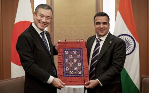 Ahead of Vibrant Gujarat Summit, Dy CM holds investment talks with Japanese industry representatives