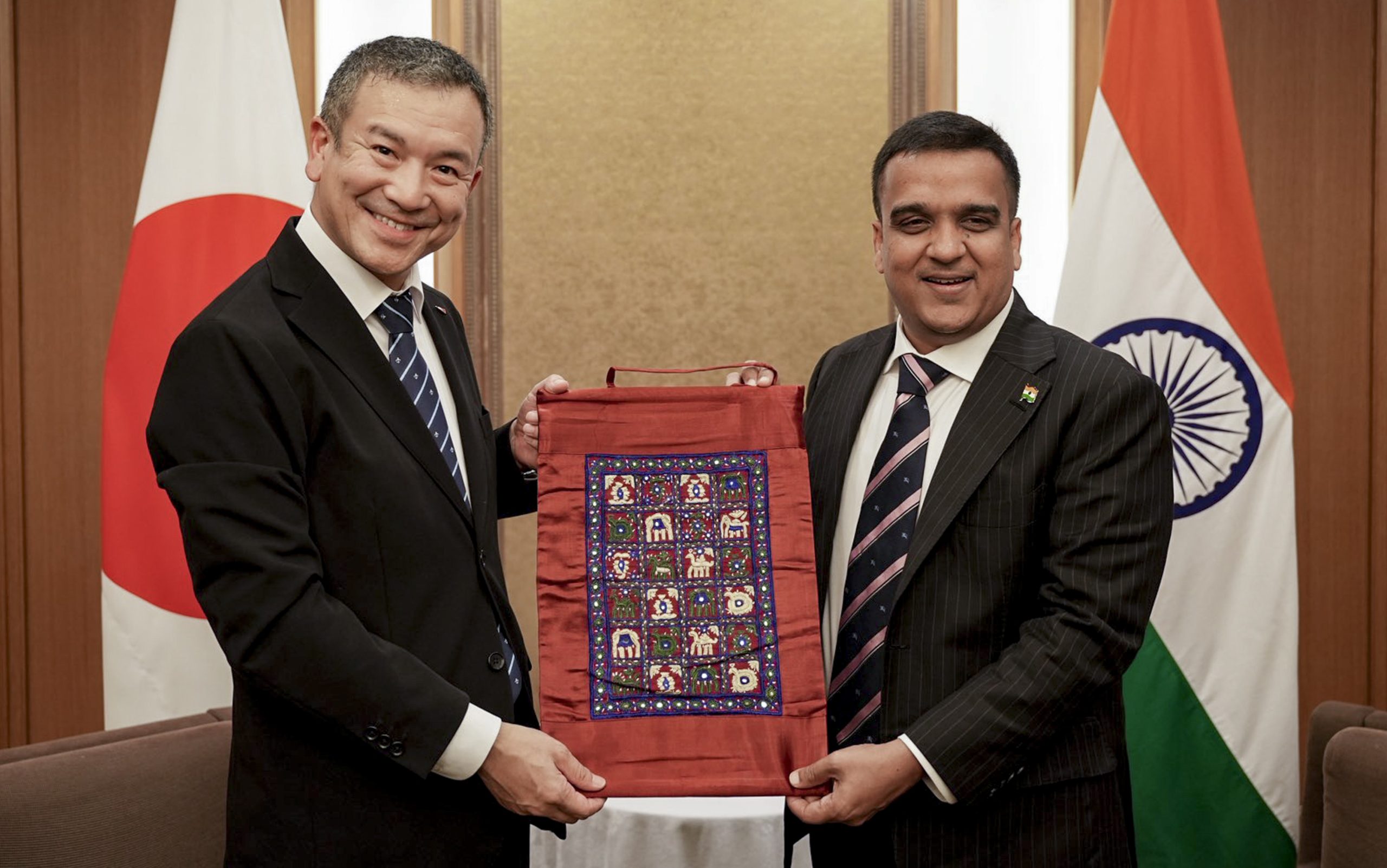 Ahead of Vibrant Gujarat Summit, Dy CM holds investment talks with Japanese industry representatives