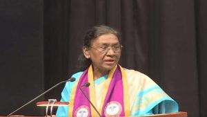राष्ट्रपति द्रौपदी मुर्मु ने एम्स बिलासपुर के पहले दीक्षांत समारोह में 92 डॉक्टरों को प्रदान की डिग्री