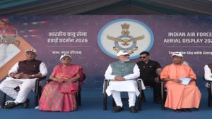 भारतीय वायुसेना के पराक्रम और शक्ति का प्रतीक है ‘विंग्स ओवर गंगा’: राजनाथ सिंह