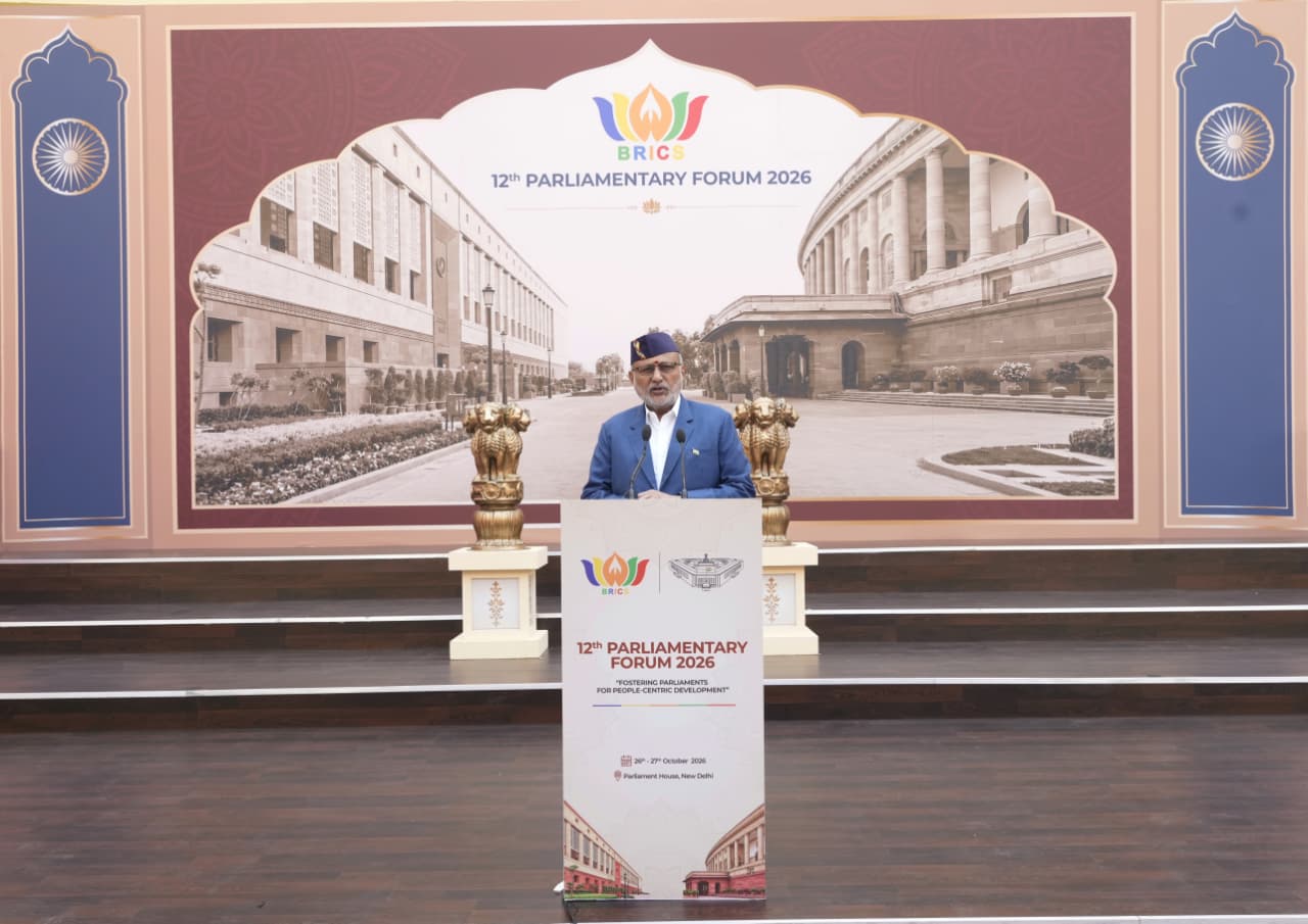Radhakrishnan Expresses Confidence 12th BRICS Parliamentary Forum Will Boost Global Innovation