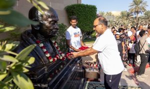 Gandhi Jayanti marked with tributes in Riyadh; Indian Embassy organises Viksit Bharat Run