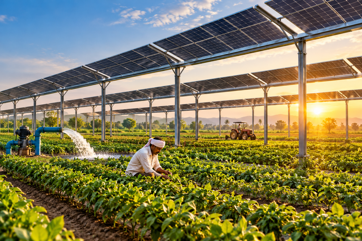 Agrivoltaics Offers India Potential to Generate Solar Power Alongside Farming