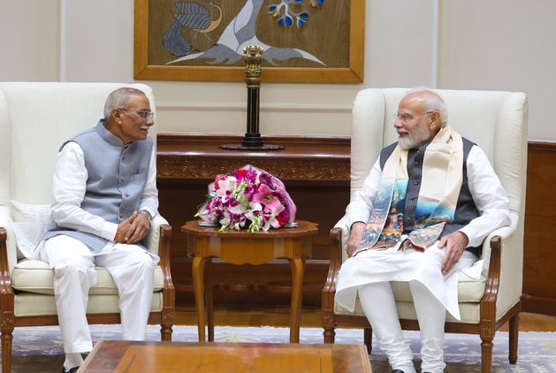 Uttarakhand Governor Dhal Singh Bisen Meets PM Modi