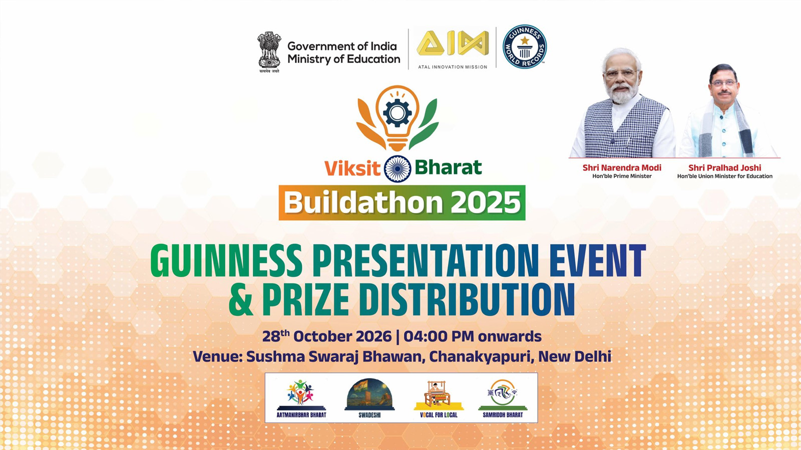 Viksit Bharat Buildathon enters Guinness World Records; winners to be felicitated on October 28