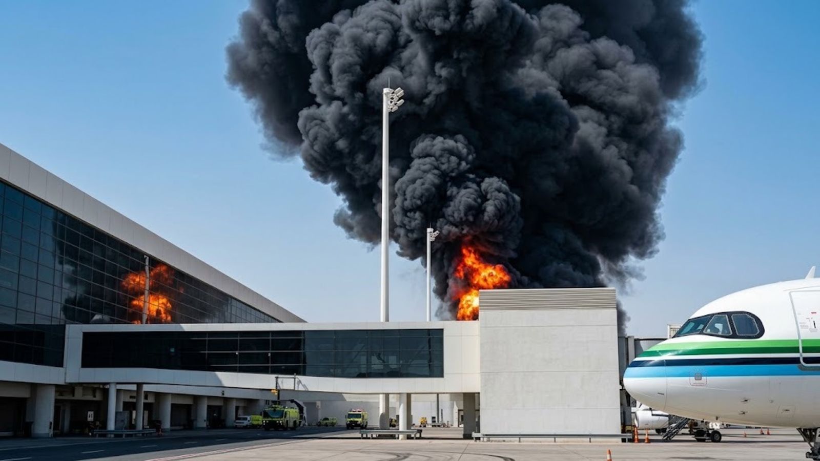 Skies over Saudi capital Riyadh largely empty after deadly Houthi strikes on airport