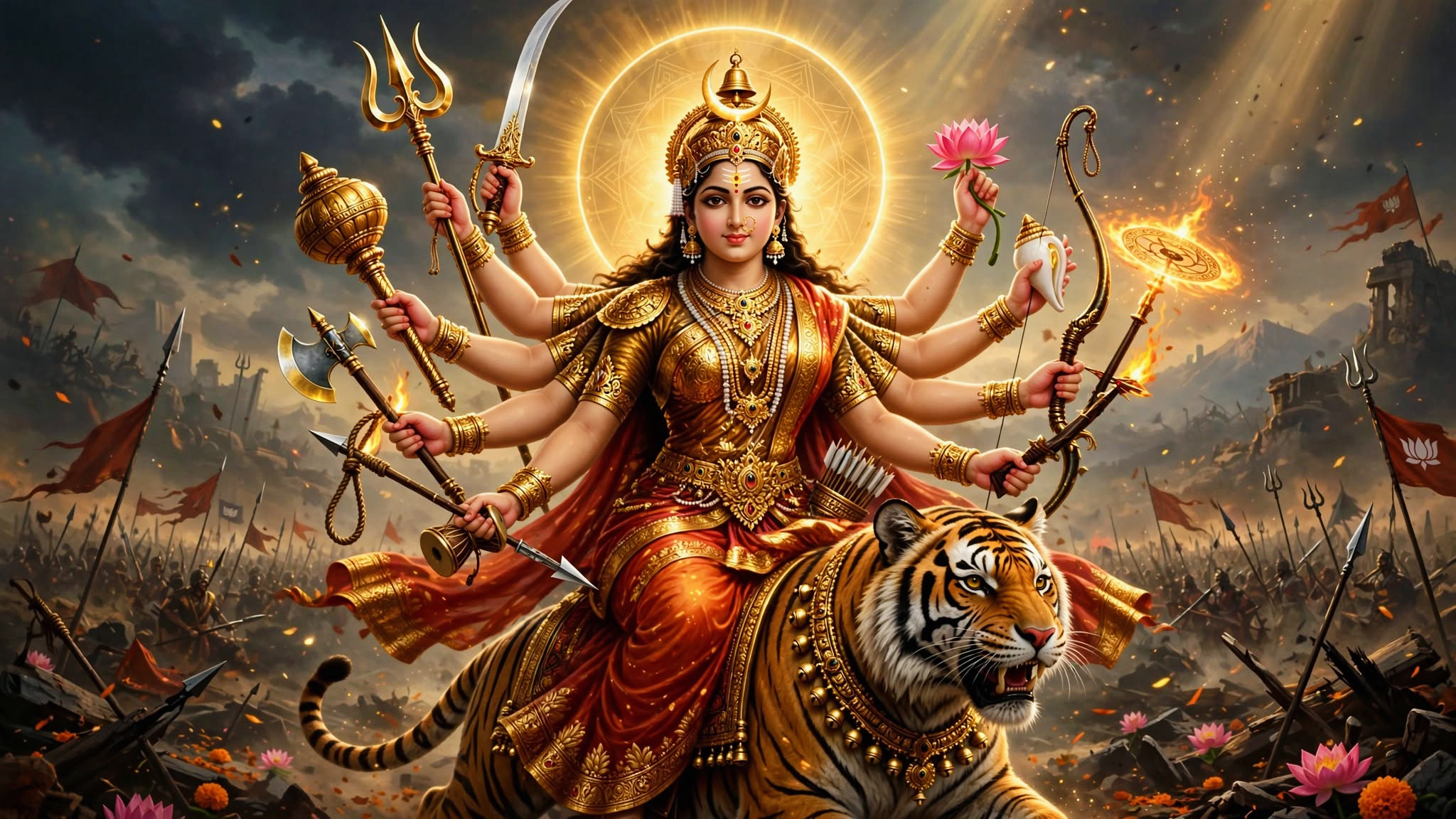 नवरात्रि के तीसरे दिन होती है मां चंद्रघंटा की पूजा; साहस, शांति और शक्ति का प्रतीक है देवी का स्वरूप