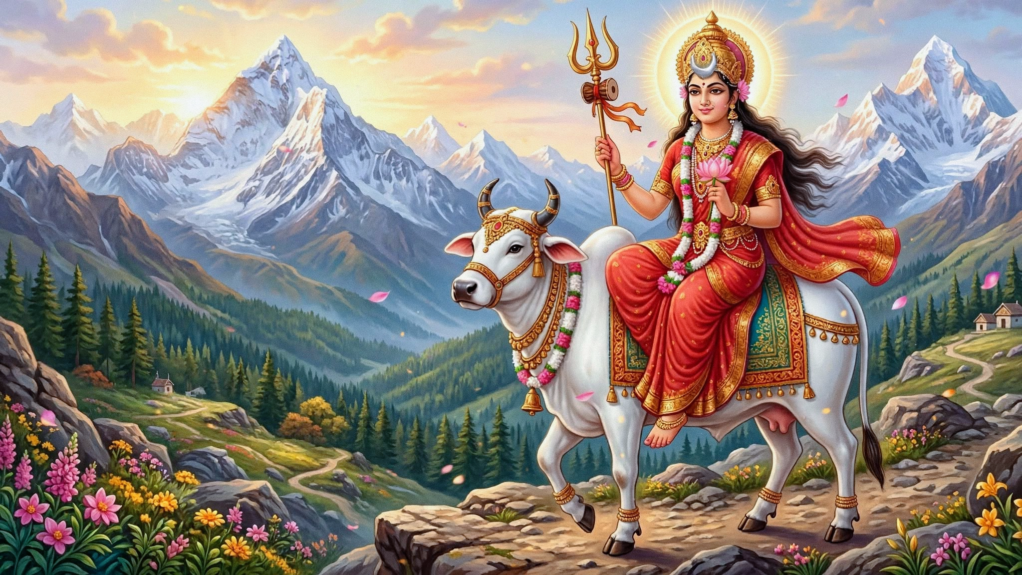 नवदुर्गा का प्रथम स्वरूप हैं मां शैलपुत्री, शक्ति और दृढ़ संकल्प की हैं प्रतीक
