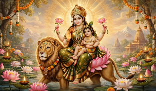 मां स्कंदमाता का दिव्य स्वरूप देता है ममता, शक्ति और साहस का संदेश